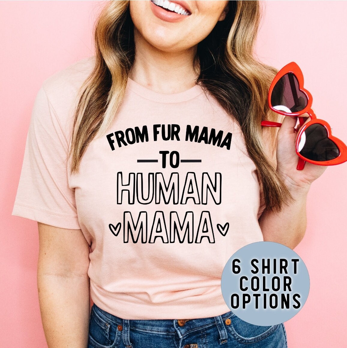 Human Mama Shirt Pregnancy Announcement 