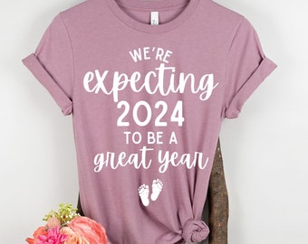 new year pregnancy announcement shirts, couples pregnancy announcement shirts, Pregnant shirt, pregnancy shirt, mommy daddy shirts