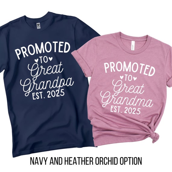 Promoted To Great Grandpa Pregnancy Announcement Shirt Promoted To Great Grandpa Pregnancy Announcement Shirt