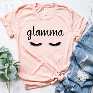 Glamma shirt, grandma shirt, glamma tshirt, funny grandma shirt, cute grandma shirt, pregnancy announcement shirt, baby announcement shirt