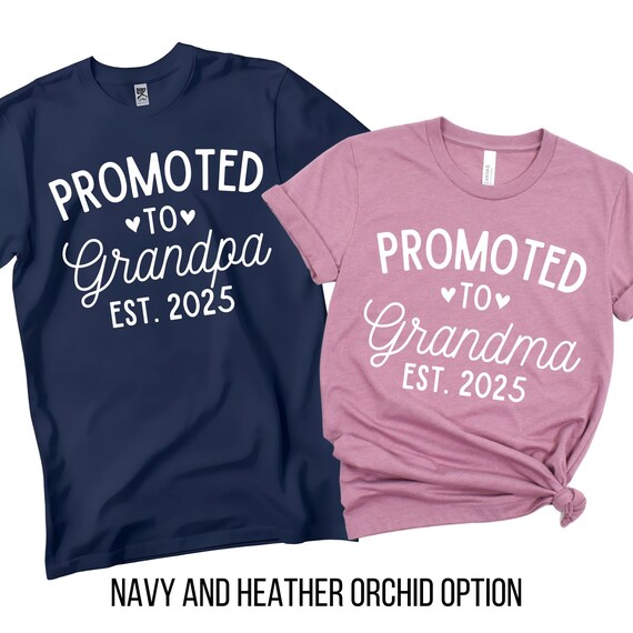 Promoted To Grandma Est 2019 Baby Announcement Shirt Promoted To Grandma Est 2019 Baby Announcement Shirt