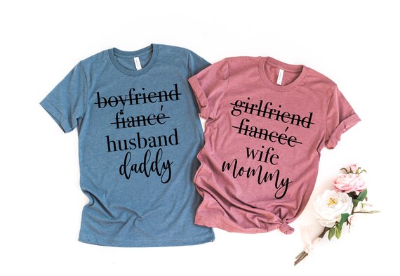 Mommy Daddy Shirts Pregnancy Announcement Shirts Pregnant | Etsy