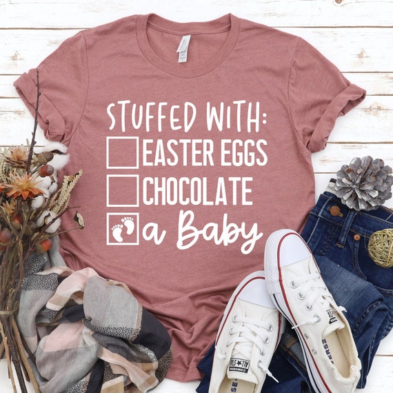We're Eggspecting - Pregnancy Announcement Shirt We're Eggspecting - Pregnancy Announcement Shirt