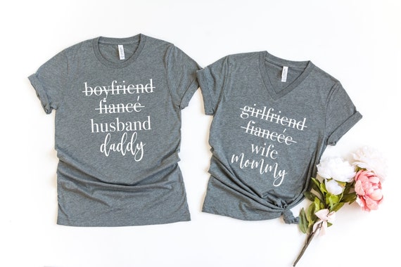 Mommy Daddy Shirts pregnancy announcement shirts pregnant ...