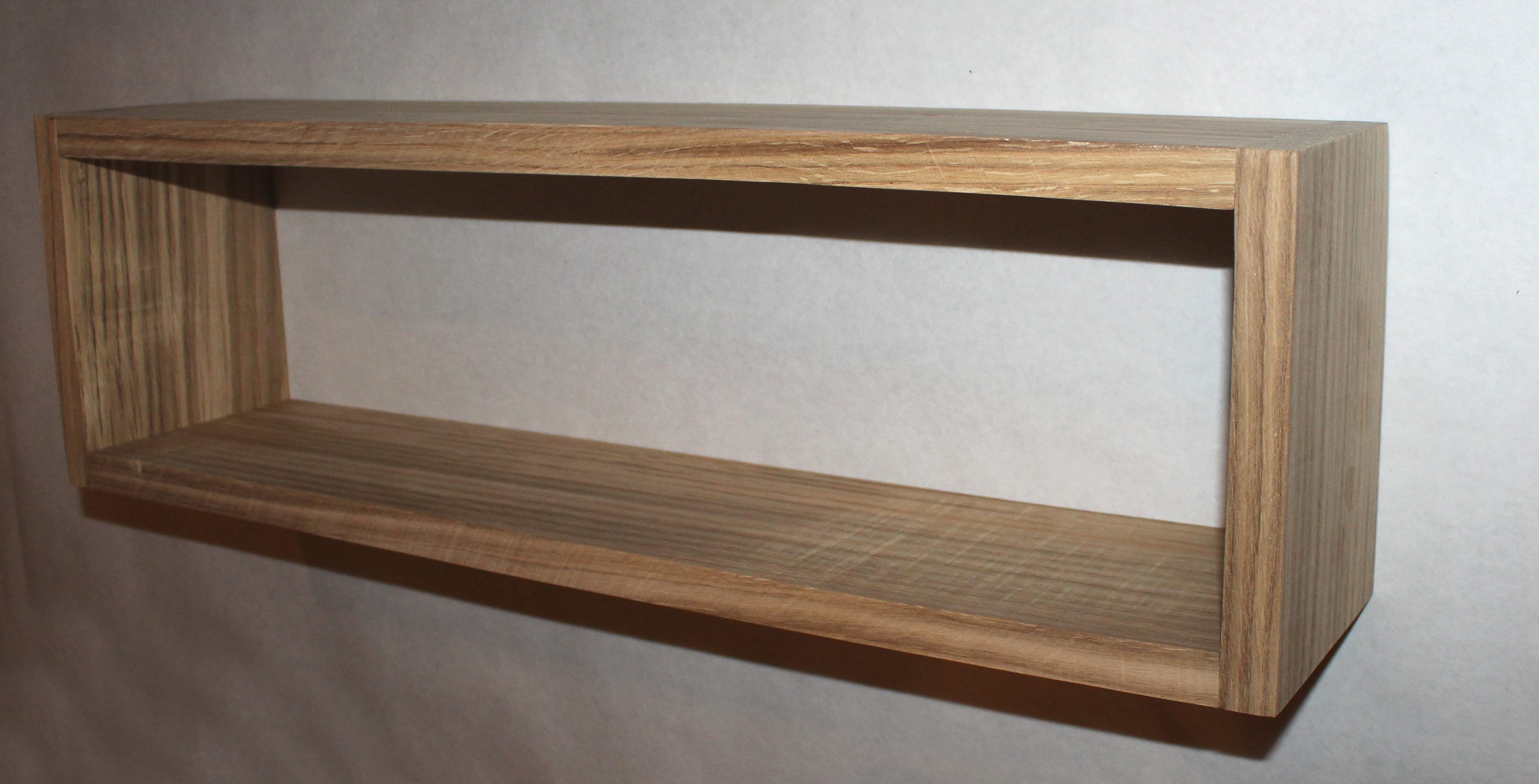Solid Real Wood Floating Rectangular Box CD Shelf 25 x Etsy