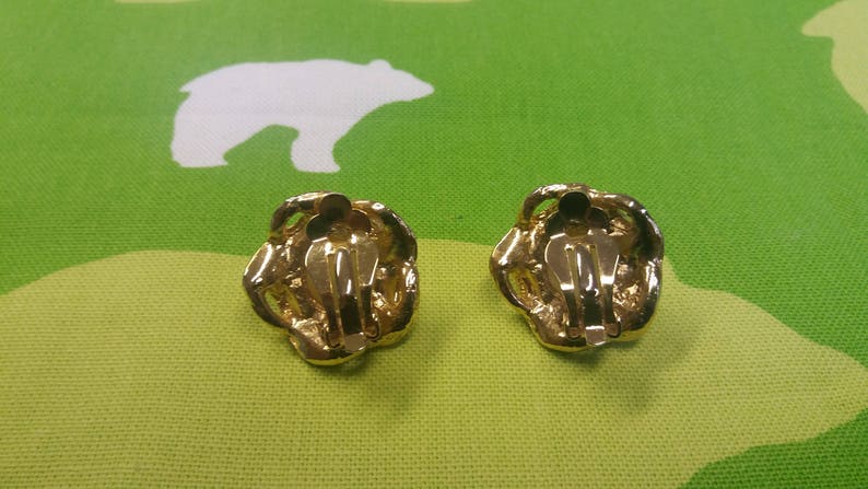 Stunning Piece Vintage Dinner Party Faux Pearl Kitsch Chic Boho Earrings