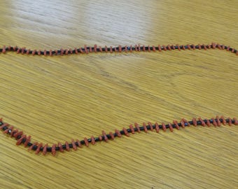 Tiger Style Plastic Stone Necklace - Its Grrrrreat - Hull 20176 City Tigers - Kitsch Chic Boho Piece