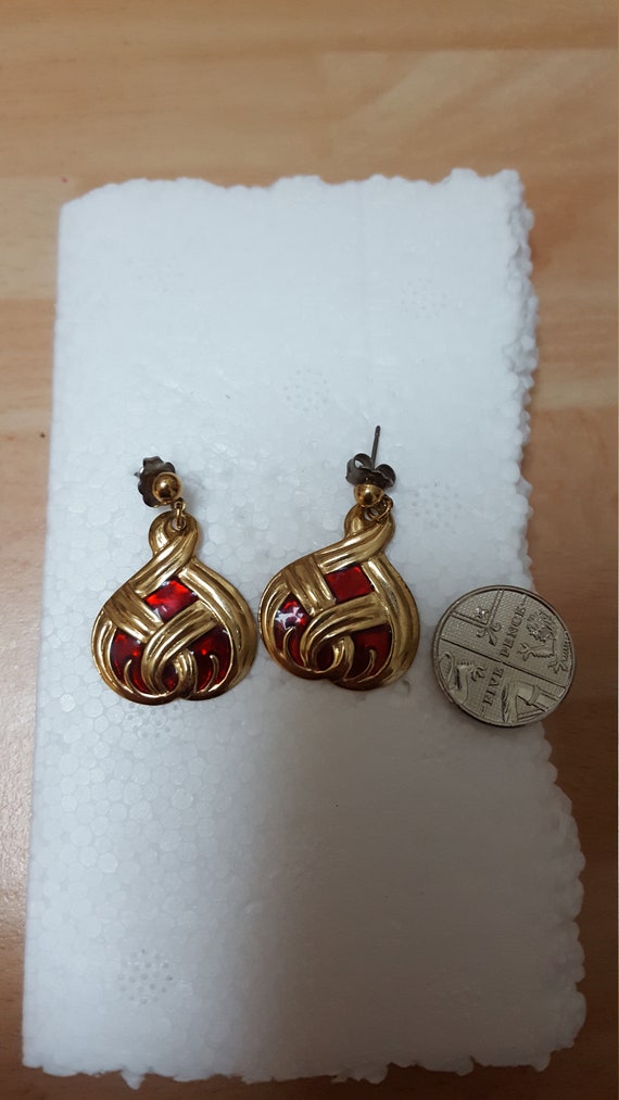 vintage middle eastern inspired kitsch earrings gre… Gem