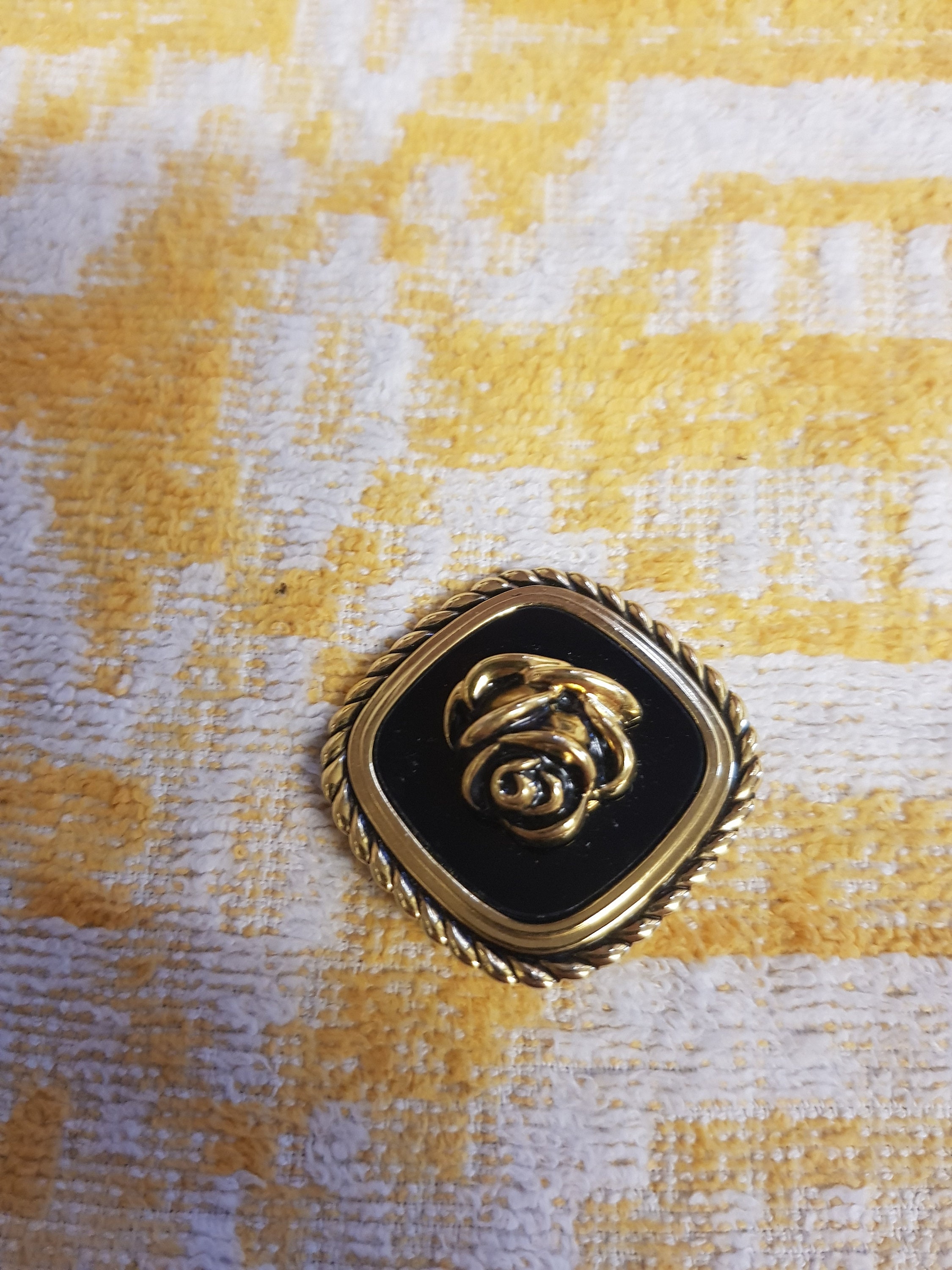 SchickSchmuckStore Vintage Art Noveau Scarf Clip 1950s Boho Piece Austrian German Minimalist Item Winter Wardrobe