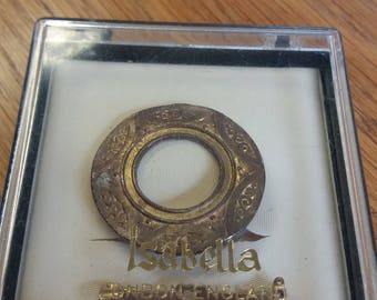 Vintage Isabella London 70s Scarf Clip - Kitsch Chic Boho - London Look