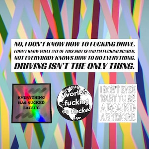I Think You Sollte Leave - Inspiriert Sticker Pack