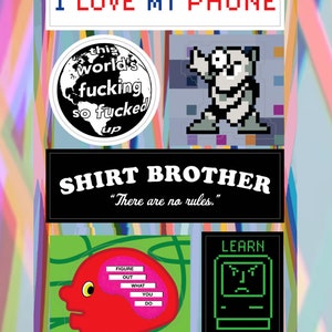 I Think You Sollte Go - Inspiriert 10,5 x 15,5 cm Stickerbogen