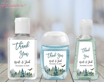Purell 1oz /& 2oz Labels Hand Sanitizer Label Spread Love Personalized Wedding Favor Stickers HSL05