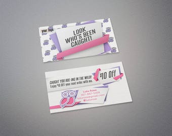 You've Been Caught Roe - Wild Retailer Business Card