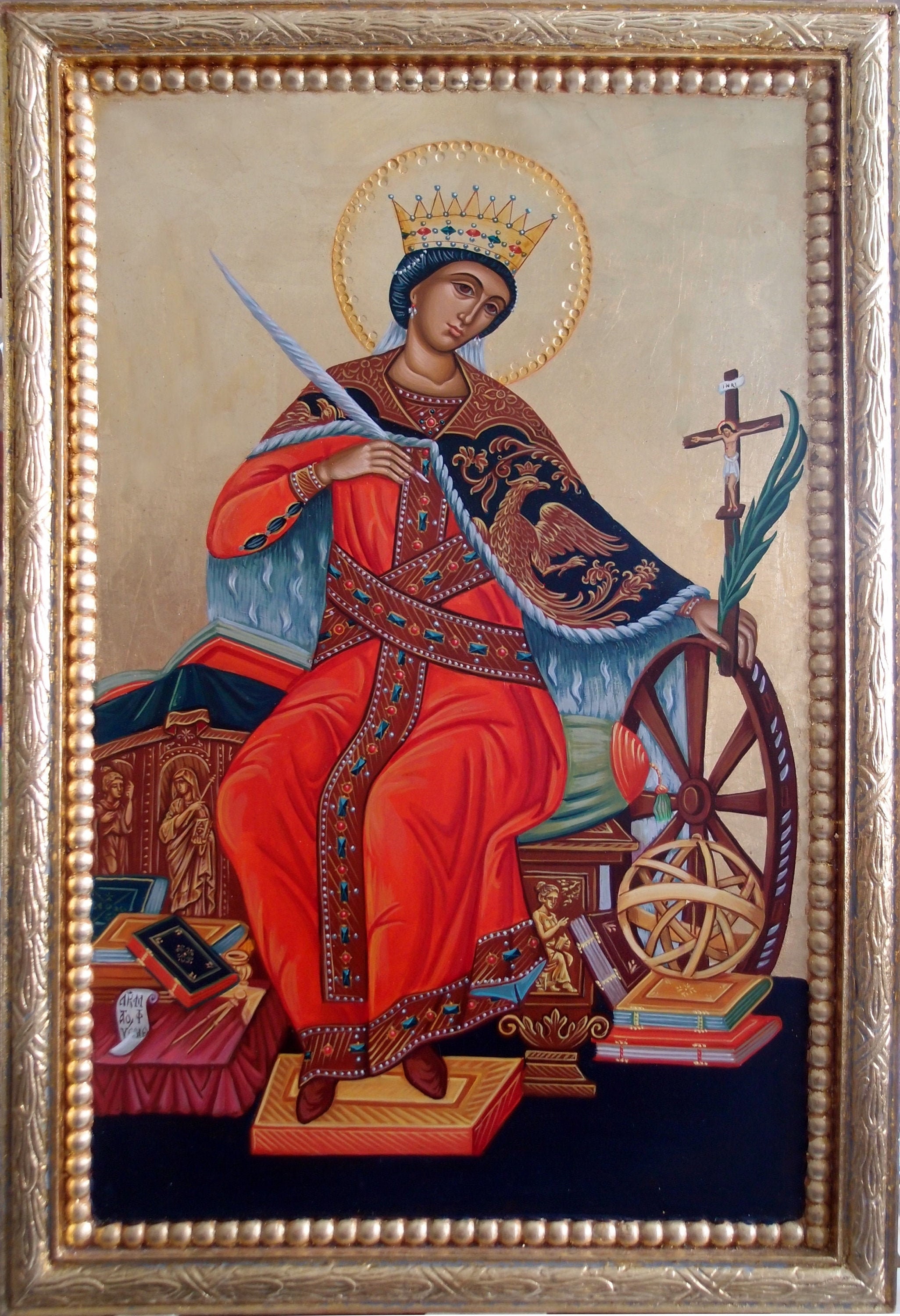 Orthodox Icon St Catherine Orthodoxe Ikone Heilige Katharina Katherina 