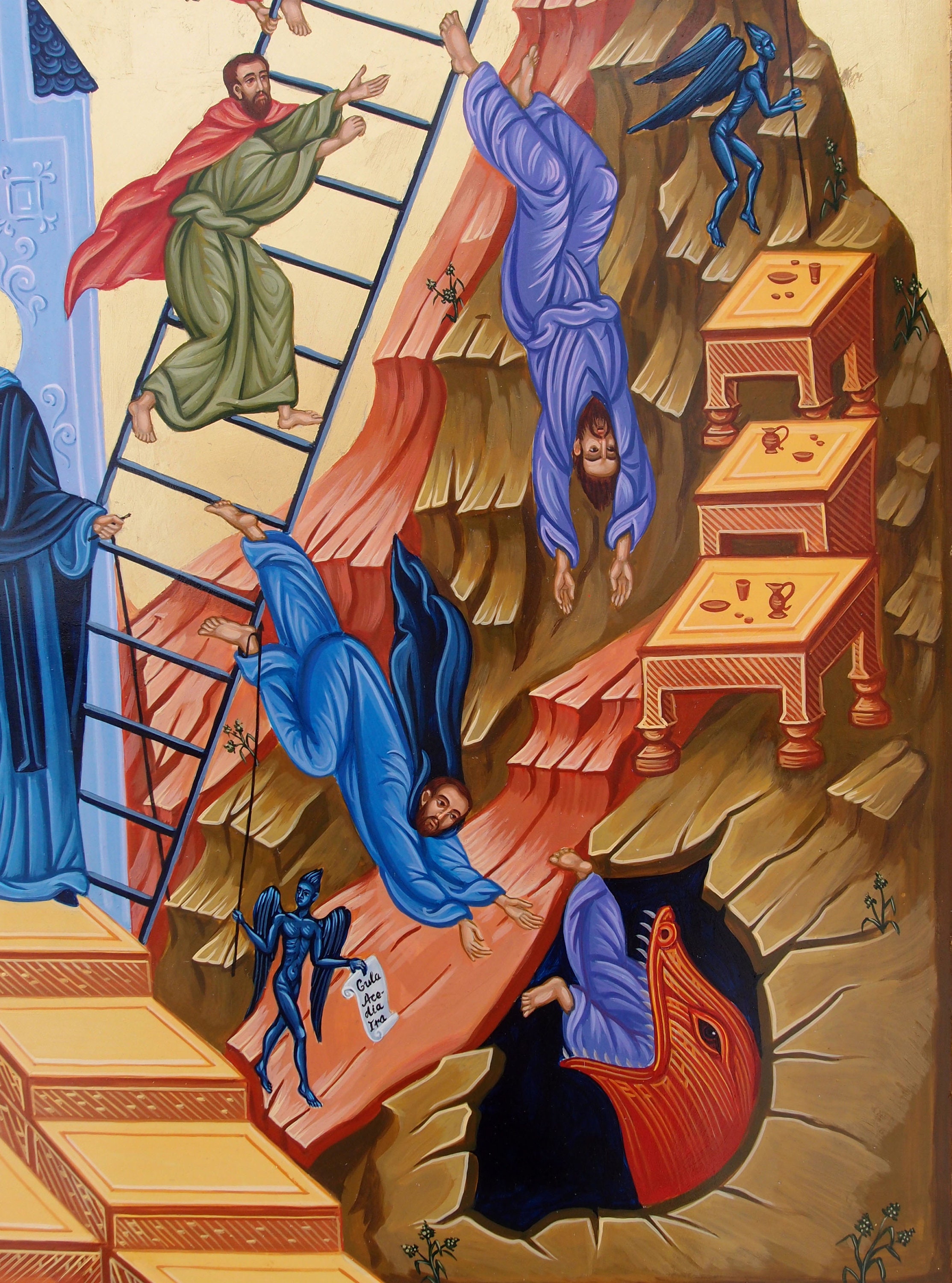 The Ladder of Divine Ascent Icon  A Reader's Guide to Orthodox Icons