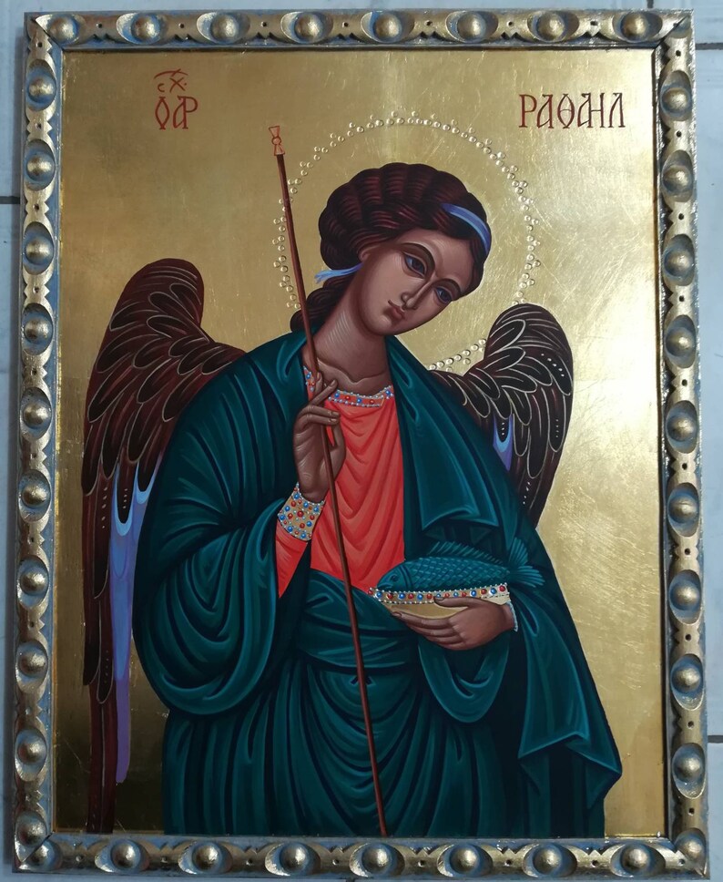 Icon of Archangel Raphael St.raphael Orthodox Icon Etsy