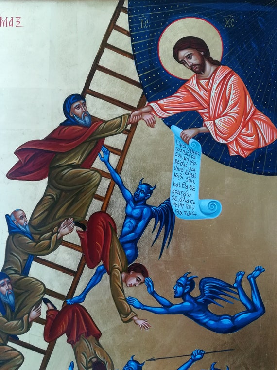 Icon The Ladder of Divine Ascent - Byzantine icons