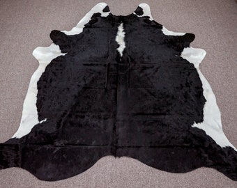 Extra Large Exotic Cowhide rug 7.7 x 6.8ft -3350