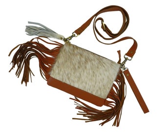 Cowhide crossbody bag 506