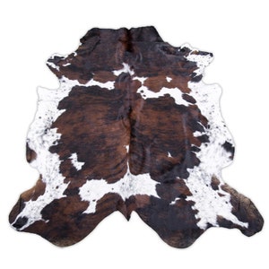 Amazing Orignial Cowhide Rug Size L/XL APPROX 5x6/ 6x7/7x8FT