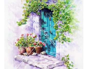 Door - Naxos, Greece (11"x14" image)