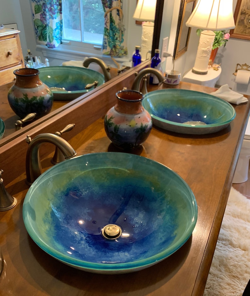 Custom Vessel Sinks Hand Painted Made to Order Etsy