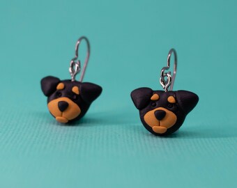 rottweiler earrings