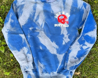 Buffalo tie-dye monogram tee – True Stitches