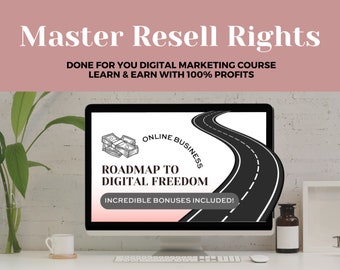 Popular Roadmap to Riches Course | Master Resell Rights | PLR | Done For You | Business Development | Digital Marketing | Automation