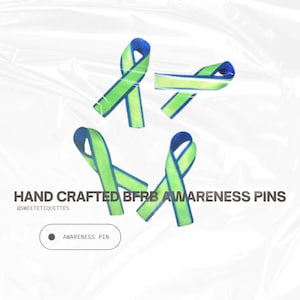 Trichotillomania - Hand Crafted BFRB Awareness Pins