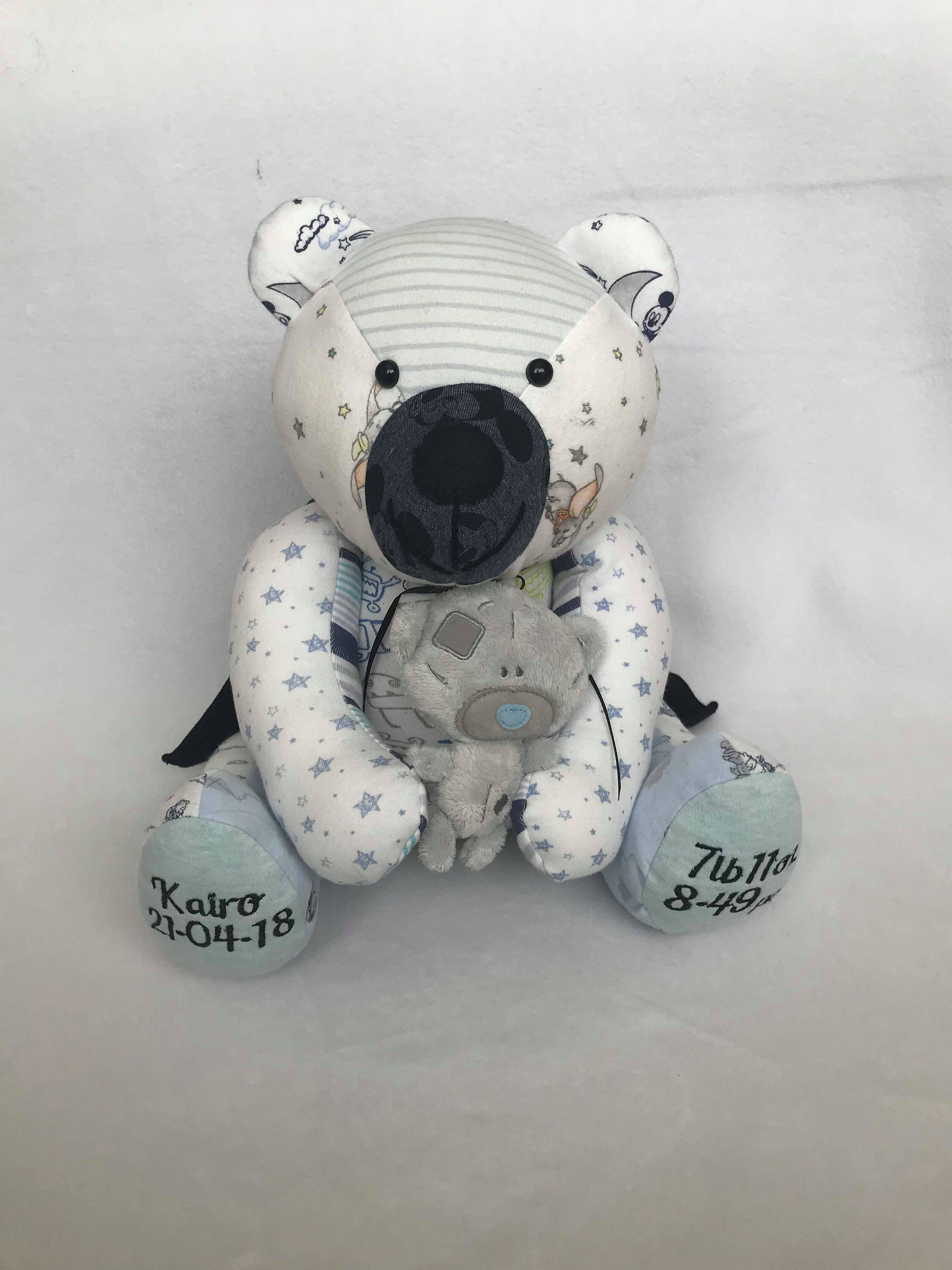 stuffed animals made from loved ones clothing
