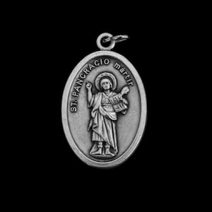 Saint Pancras of Rome Medal - Patron of Children, Jobs, and Health - Made in Italy