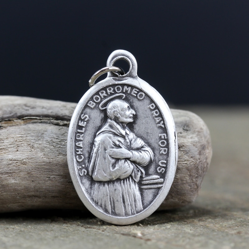Saint Charles Catholic Etsy