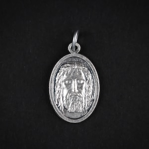 Holy Face of Jesus Medal - Have Mercy On Us - Veronica&#39;s Veil Holy Shroud of Turin - Made in Italy