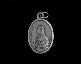 Saint Monica Medal - Mother of St Augustine Patron of Alcoholics, Abuse Victims