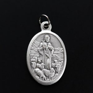 Jesus Christ the Good Shepherd Medal - New Testament John 10:14 - Made in Italy