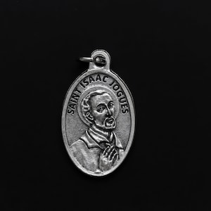 Saint Isaac Jogues Medal - Patron of North America - Made in Italy