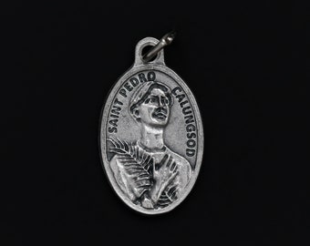 Saint Pedro Calungsod Medal - Patron of the Philippines, Filipino youth and Altar Boys - Made in Italy