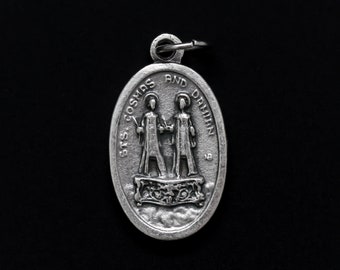 Saint Cosmas and Saint Damian medal Patron Saints of doctors, surgeons, dentists, and marital harmony