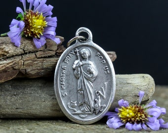 Medaglia di Santa Marta - Patrona dei Servi e dei Cuochi - Made in Italy