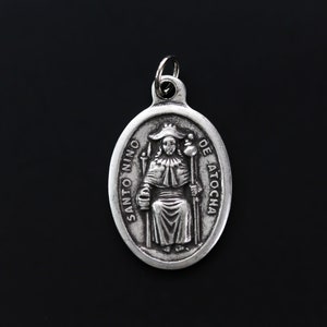 Infant of Atocha-medaille - Santo Niño de Atocha Holy Infant Bid For Us - Made in Italy