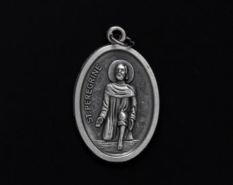 Saint Peregrine Medal - Patron Saint of Cancer Patients - Made in Italy - Catholic Jewelry Supply
