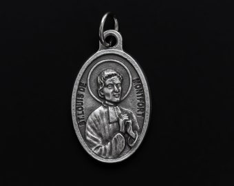 Saint Louis de Montfort Medal - Patron of Preachers and Heralds of the Gospel - Made in Italy