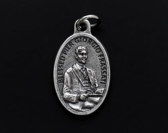 Blessed Pier Giorgio Frassati Medal - Patron of Students, Young Catholics, Youth Groups - Made in Italy
