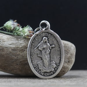 Our Lady of Medjugorje Medal - Queen of Peace - Mother of the Redeemer - Made in Italy
