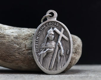 Saint Helen of the Cross Medal - Elena de la Cruz Patron of Archeologists, Difficult Marriages, Divorced People, and Converts