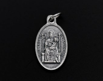 Our Lady of Walsingham Medal - Marian Apparition - Made in Italy