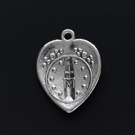 Miraculous Mary Charms Medal of the Immaculate Conception 17mm