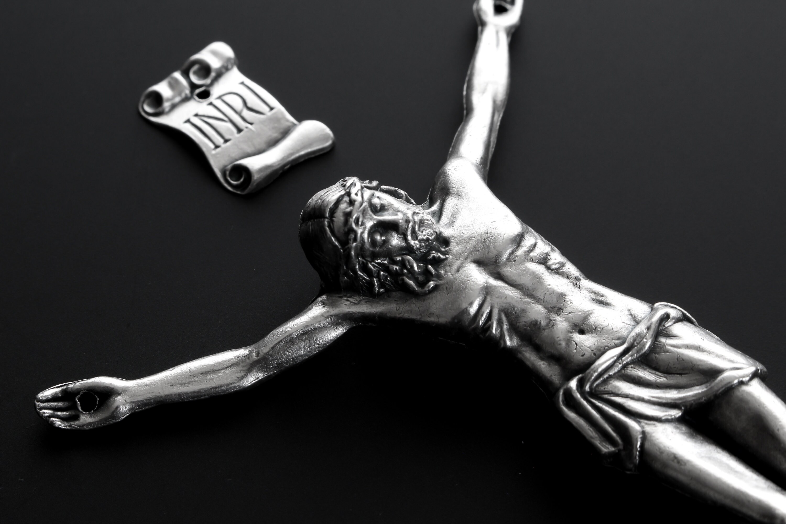 Large Silver Corpus for Wall Crucifix Body of Christ DIY Etsy